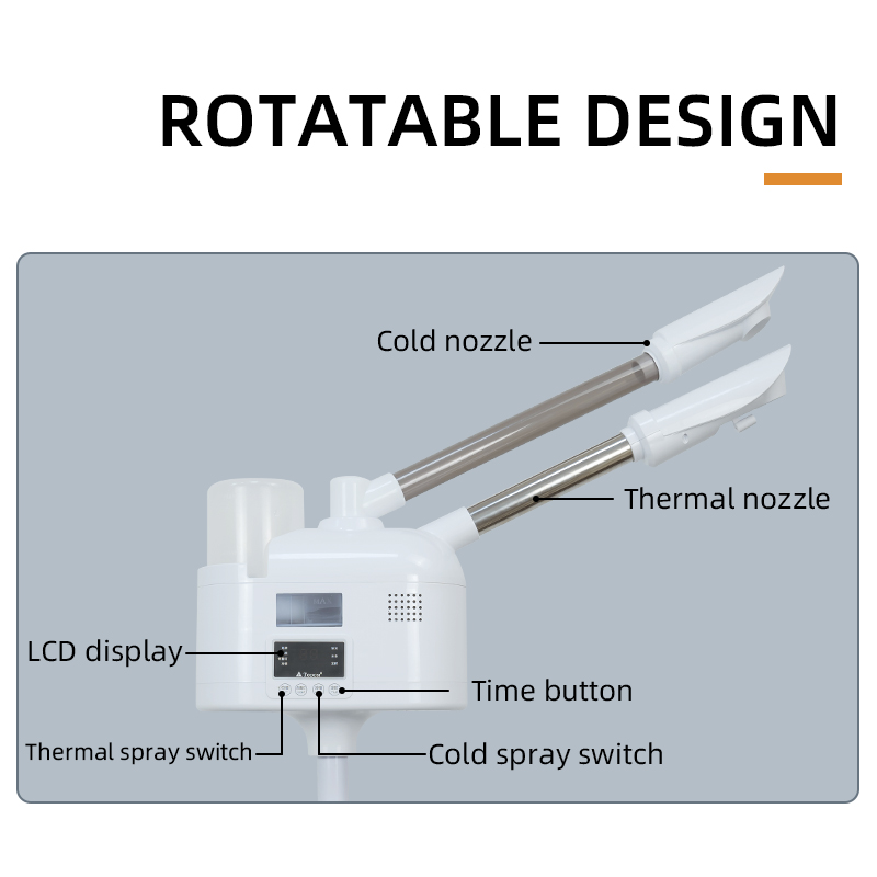 Hot Facial Steamer Spray Face Moisturizer Vaporizer Mist Machine Pore Deep Clean Skin Care Spa Ozone Ion Sparyer Chinese herbal