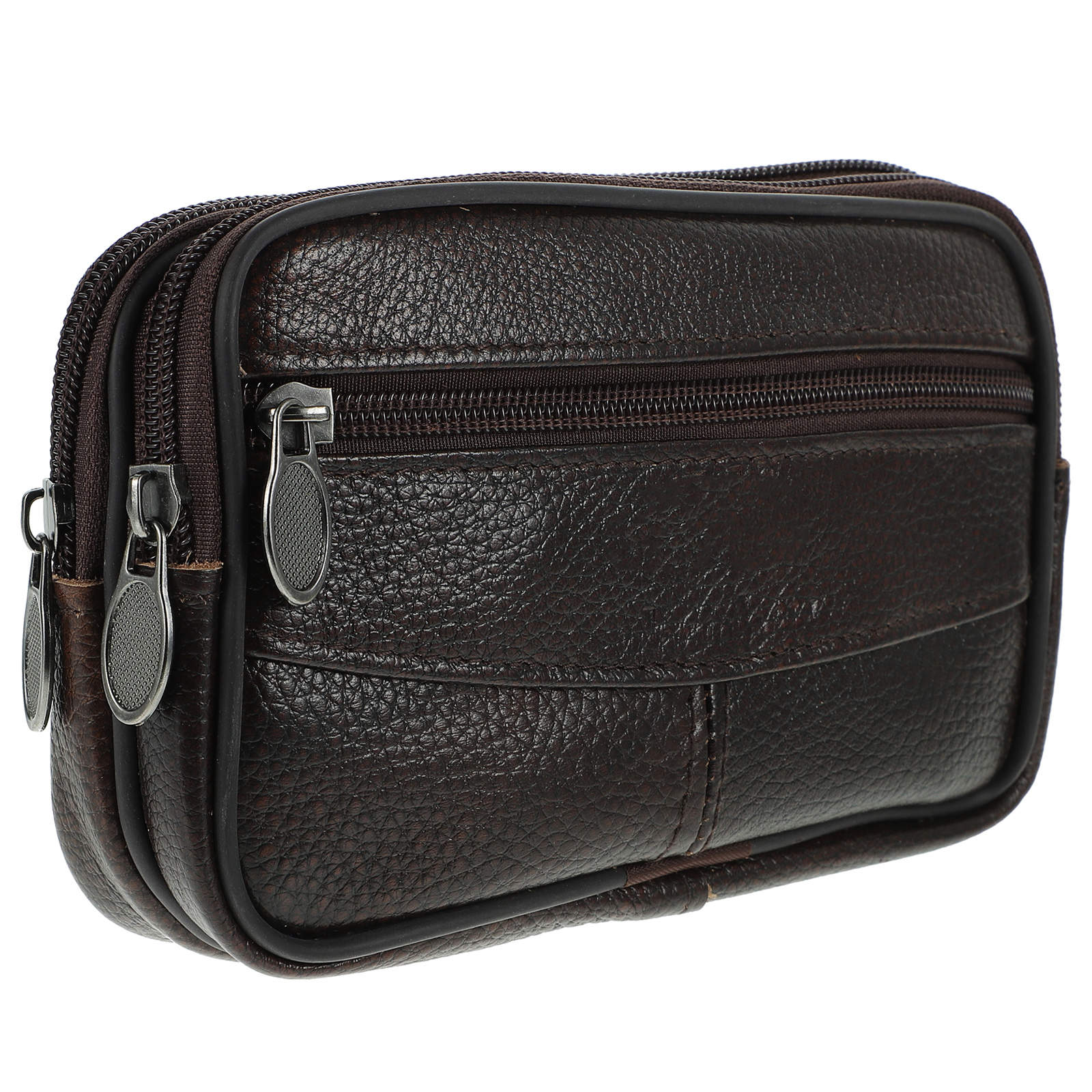 Tactical Phone PU Aluminum Alloy Canvas Men Waist Bag Storage For Smartphone Men Phone Bags Keys Cards Coins