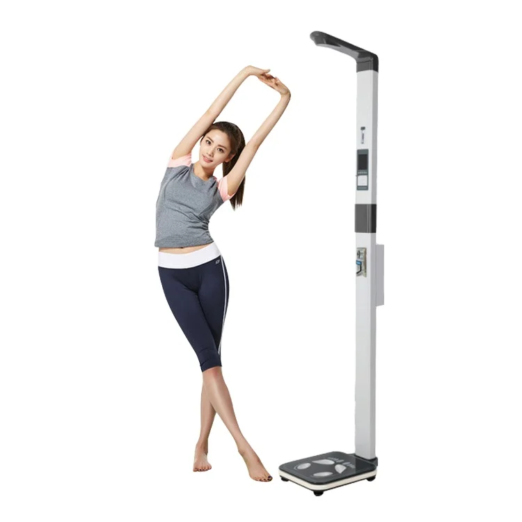 Human Intelligence Digital Electric Coin-Operated Scale BMI Weight and Height Scale