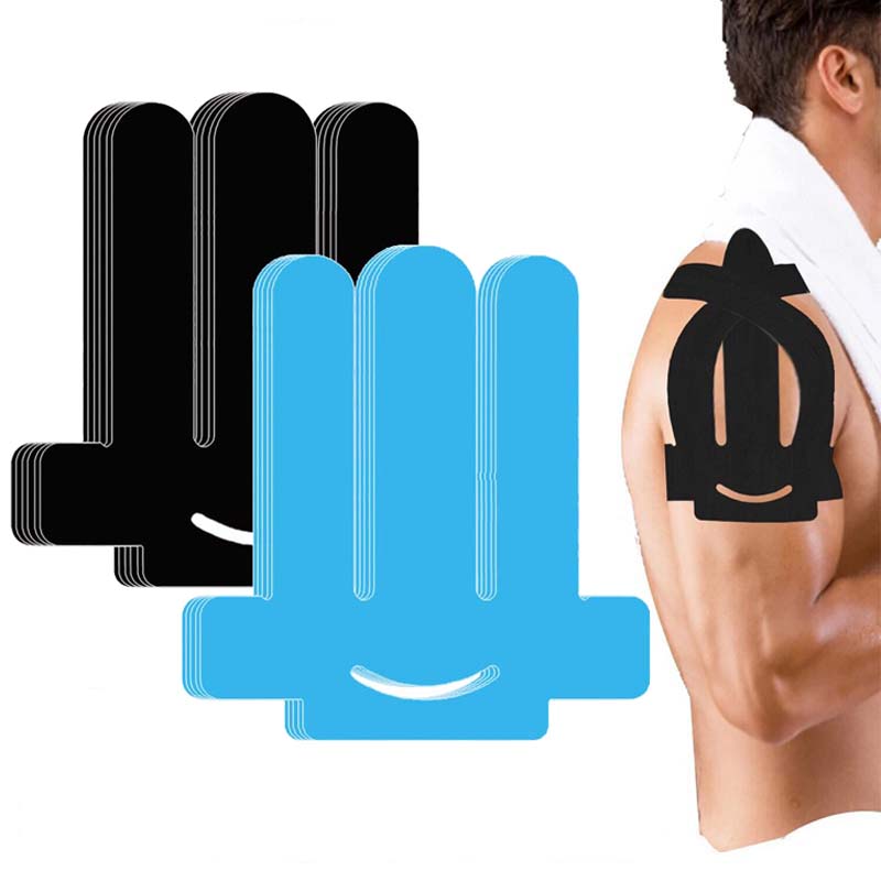 12pcs Kinesiology Tape for Shoulder Pain Relief Waterproof Elastic Breathable Hypoallergenic Latex-Free Tape Shoulder Support