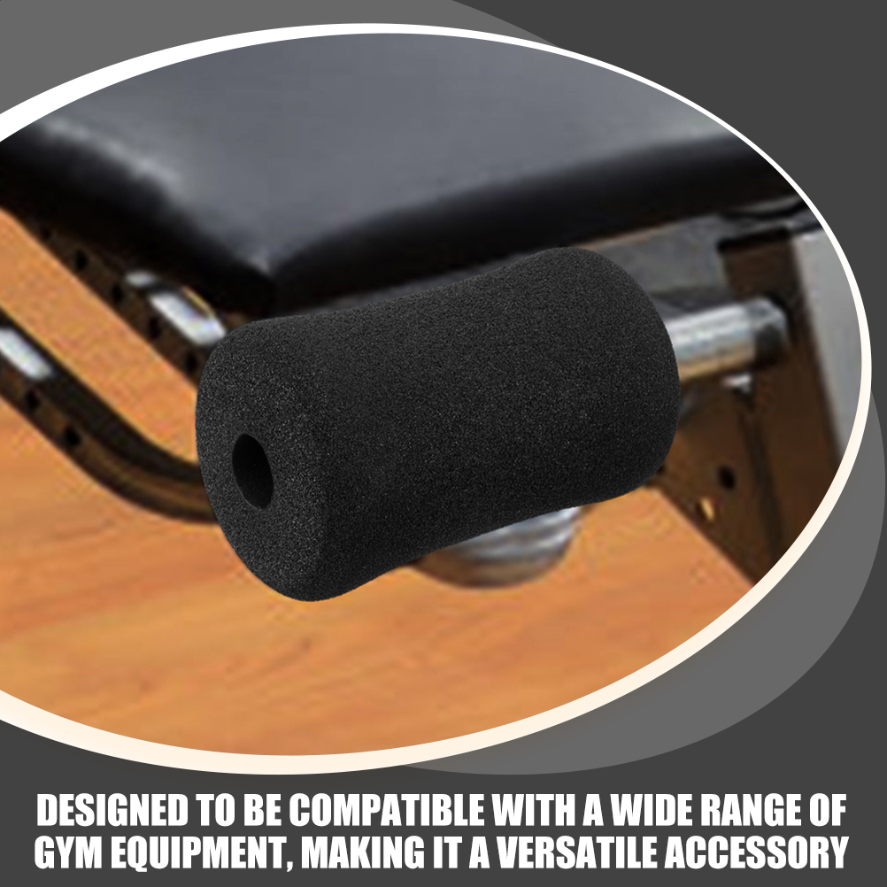 10 Pcs Foam Fitness Equipment Pads Ab Training Machine Sleeve Sponges Multifunction Workout Spare Black Parts Gym Accessories