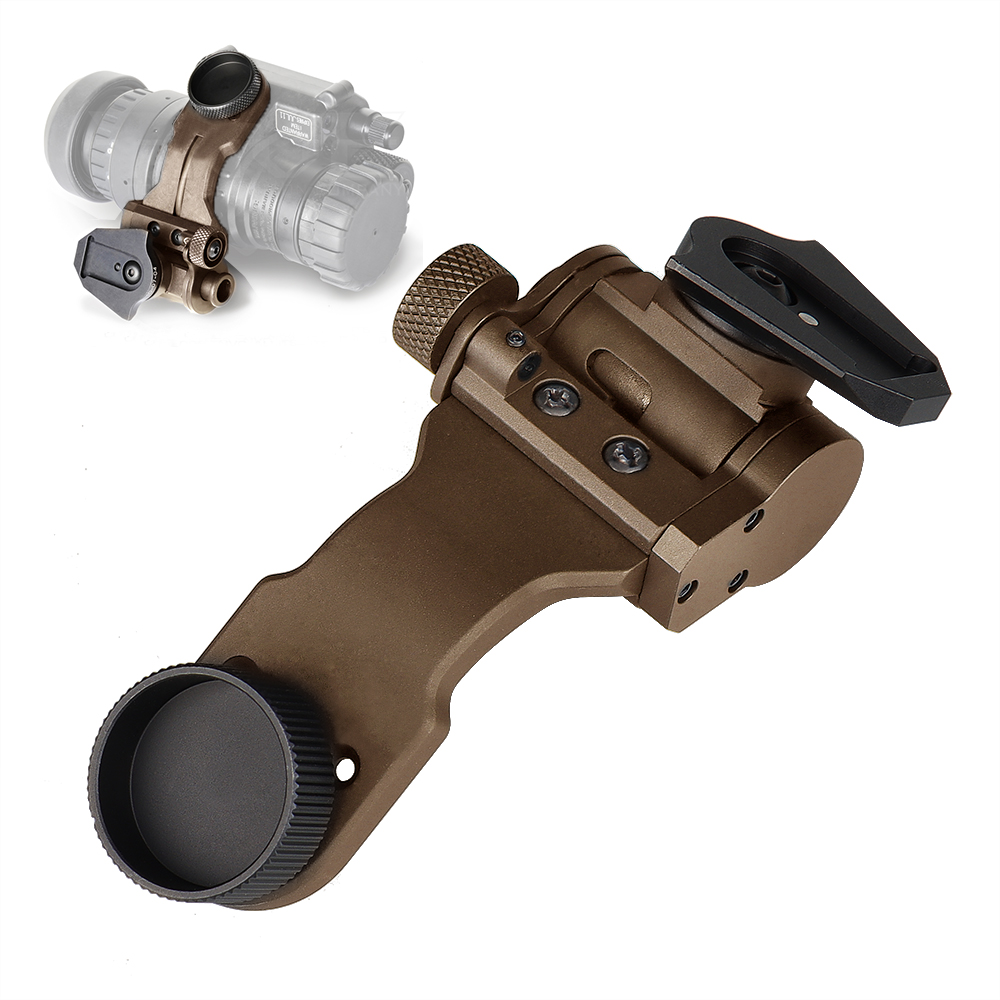 Tactical Metal J Arm NVG Mount Helmet Bracket Adapter for Hunting Airsoft Pvs 14 Night Vision Goggles Dovetail J Arm HK24-0245