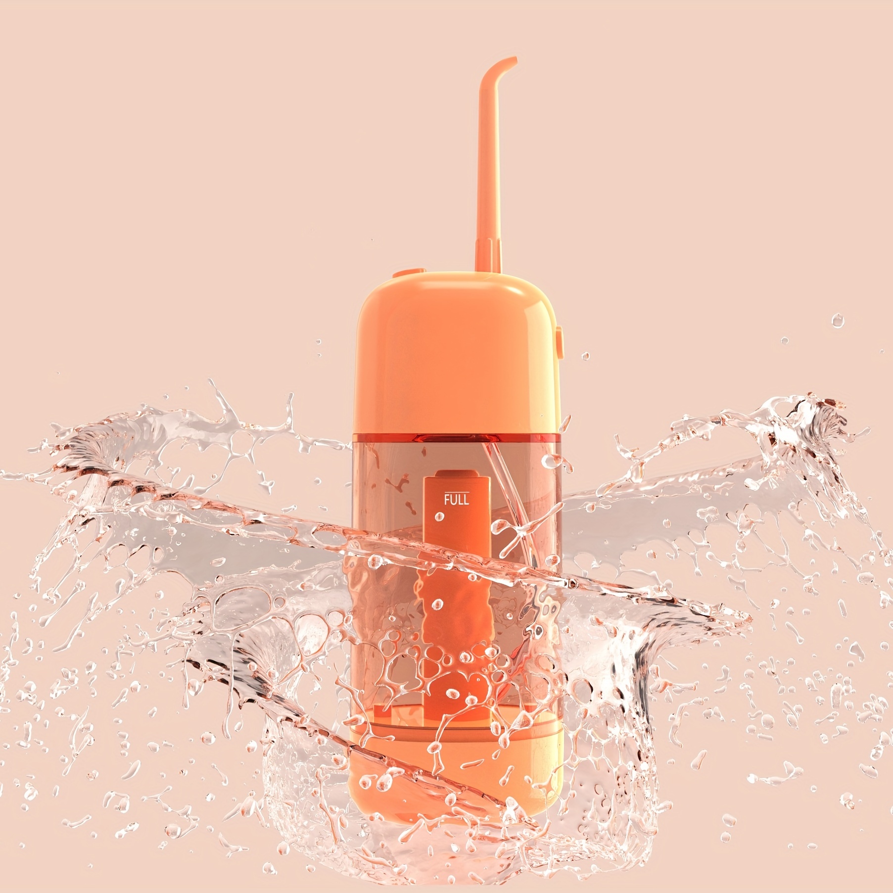 Portable  Irrigator  Water Flosser for Kids' Teeth Cleaning & Whitening - No Electricity Needed!