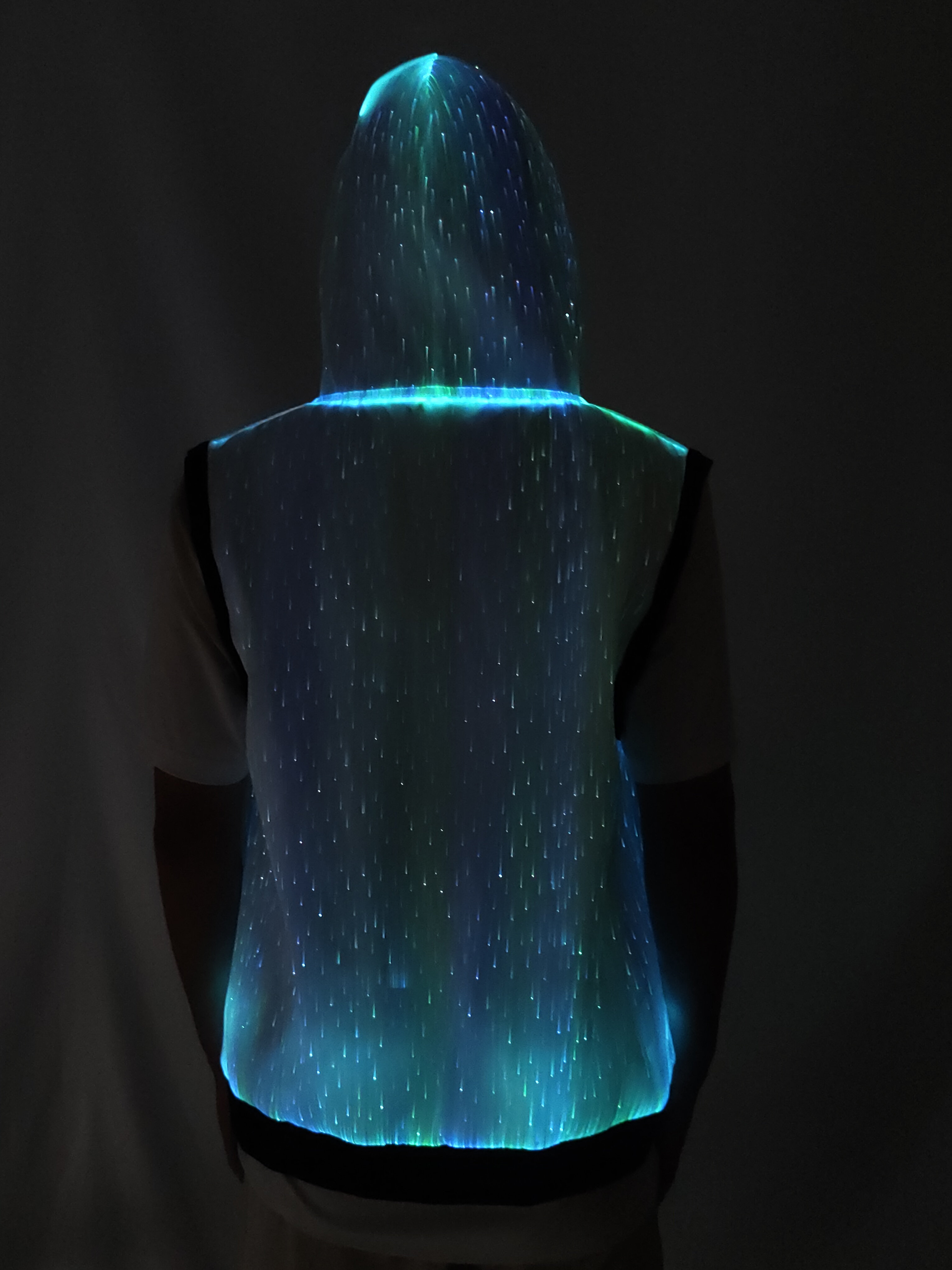 Meteor Shower Light - Up Top: Bright LED Glow, Ideal for Rave Parties & Concerts, Simple Fashion