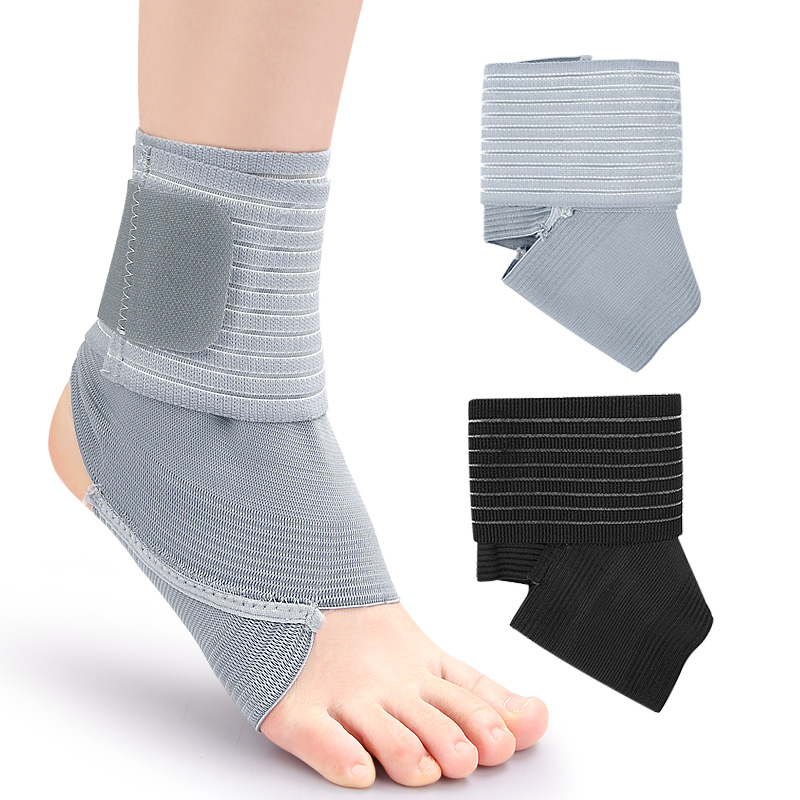 Compression Foot Sleeve with Adjustable Straps - Ankle Brace Wrap for Plantar Fasciitis, Running & Recovery Support