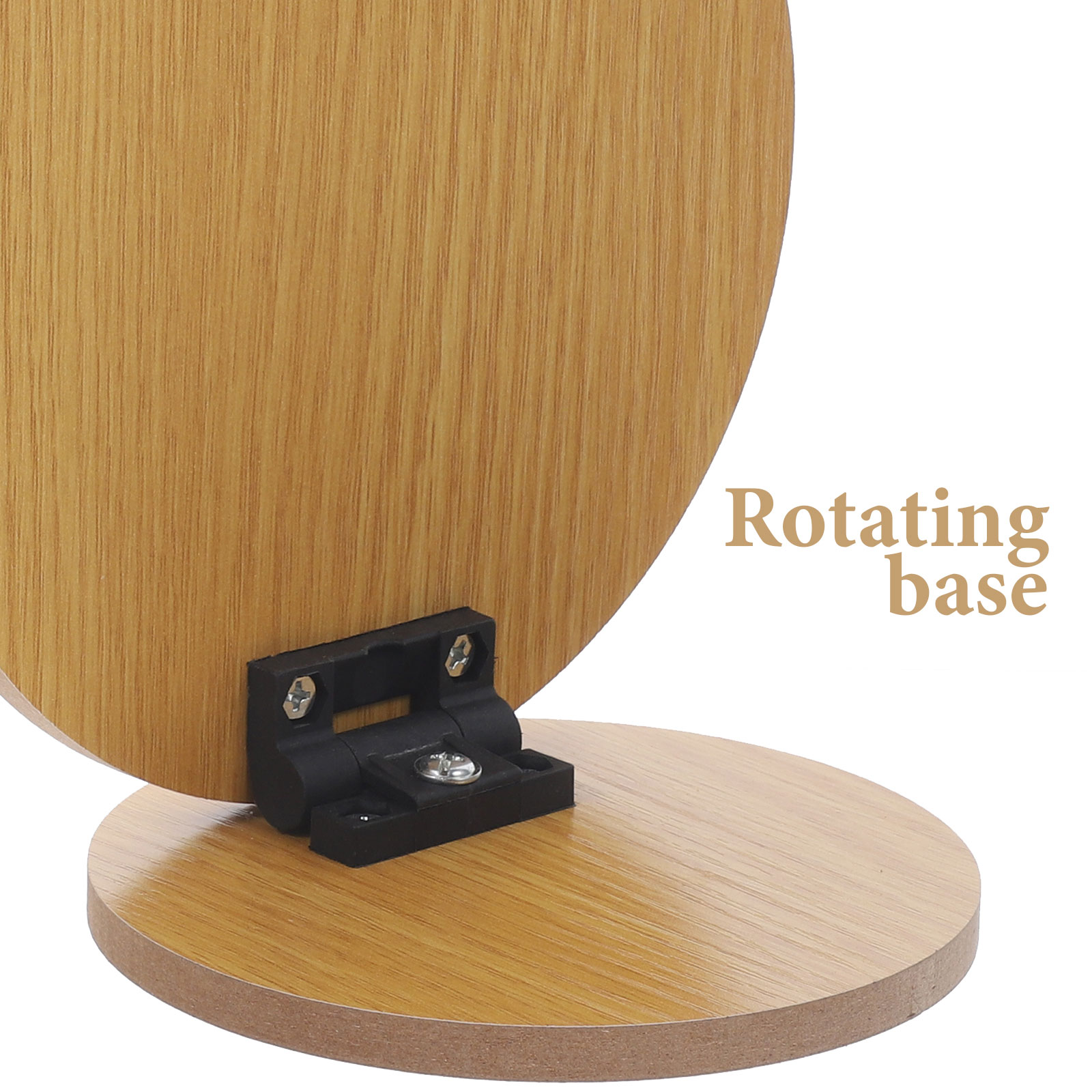 Small Makeup Mirror for Bedroom Vanity Desk Shaving Table Top Mirror High Definition Durable Practical Travel Size