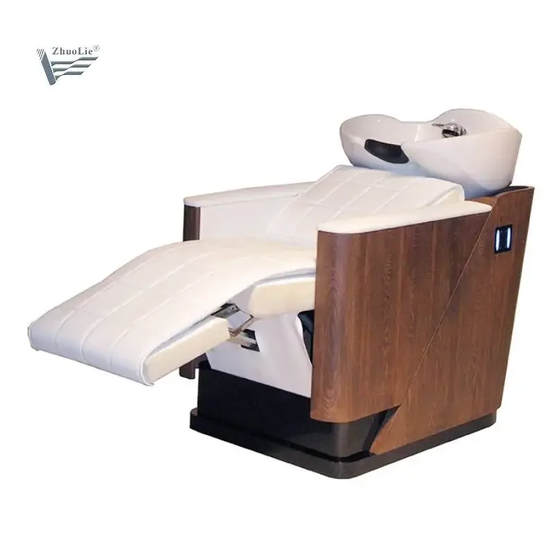 Hair Washing shampoo chair backwash unit;  Salon furniture hair salon equipment With Shampoo bowel