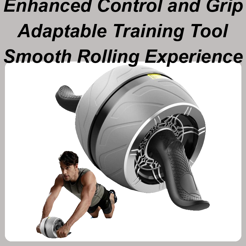 Abdominal Wheel Abs Exercise Roller Silent Rebound Belly Trainer Wheel Strengthening Equipment With Ergonomic Handles For Gym