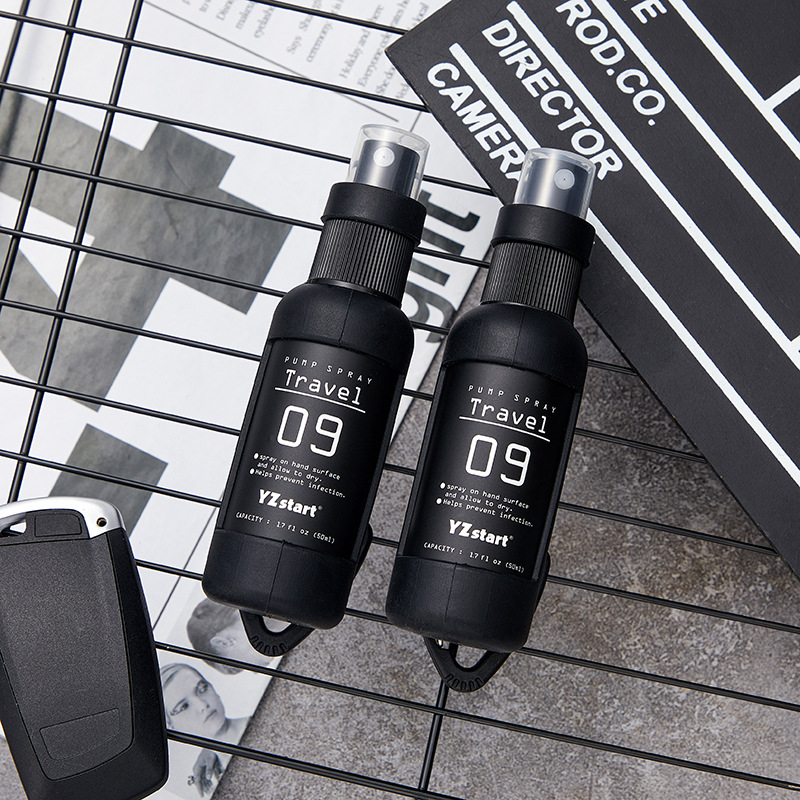 50ml Outdoor Camping Portable Detachable Pump Refillable Spray Bottle Perfume Atomizer Refillable Bottle Travel Container