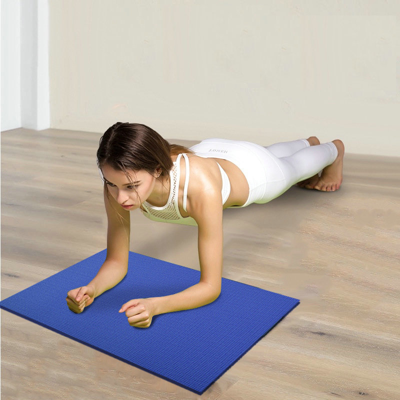 Portable Yoga Mat Aerobics Plank Dancing Mat Small Handstand Mat PVC Shock-absorbing Balance Mat Fitness
