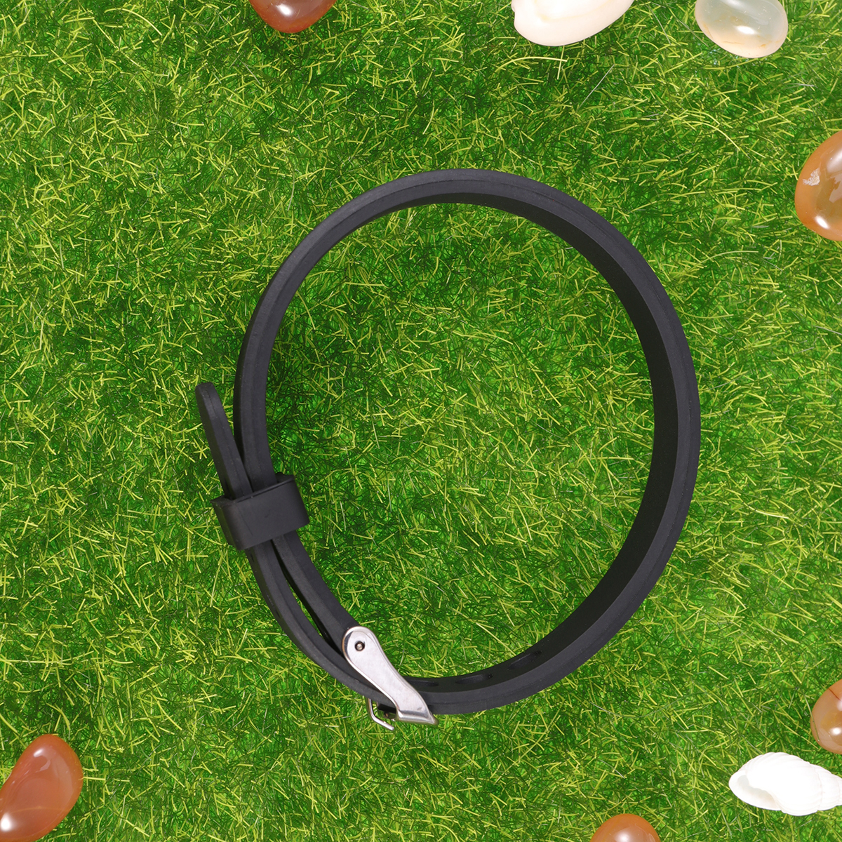 Eco friendly Silicone Wristband Kids Bracelet Durable Stretch Color Recognition Group Game Practical Party Gift Interval Hole