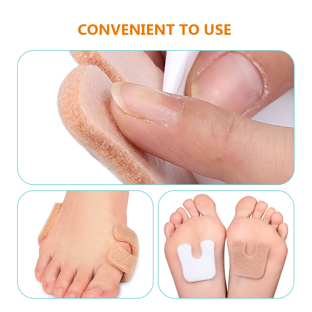 24Pcs Antiskid Metatarsal Forefoot Pads Comfortable Shoe Inserts Lightweight Cushions for Dancers