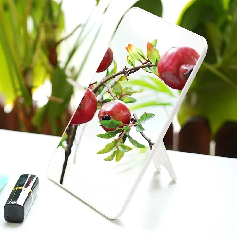 Foldable Vanity Mirror with Desktop Stand, Spiegel Luxury Makeup Table Mirrors