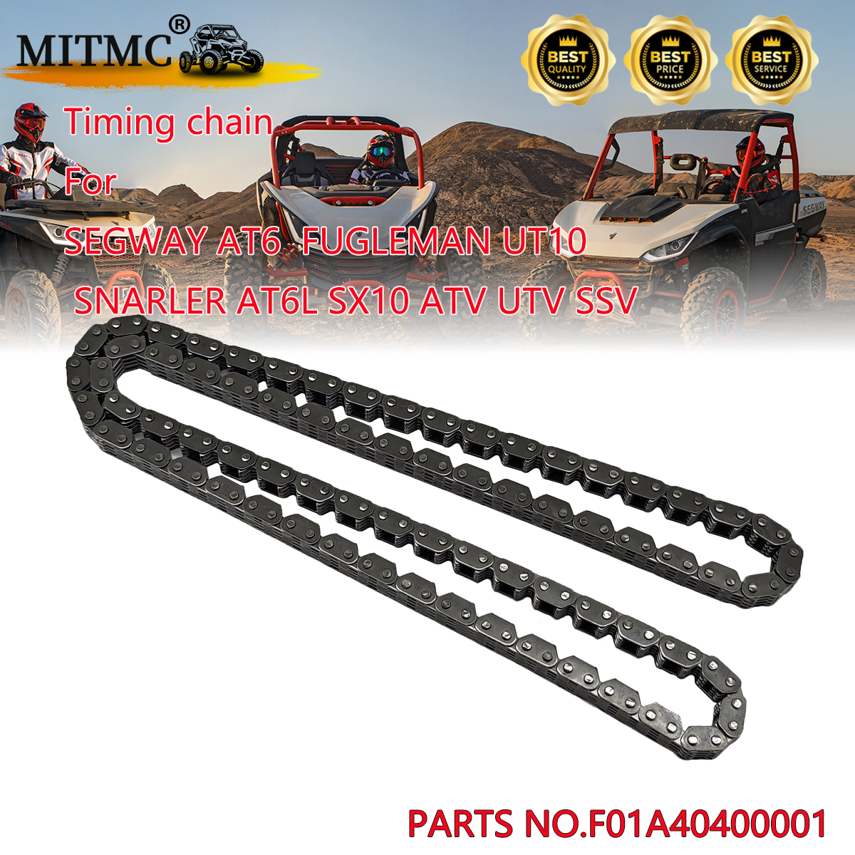 Timing chain For SEGWAY AT6  FUGLEMAN UT10 SNARLER AT6L SX10 ATV UTV SSV  F01A40400001