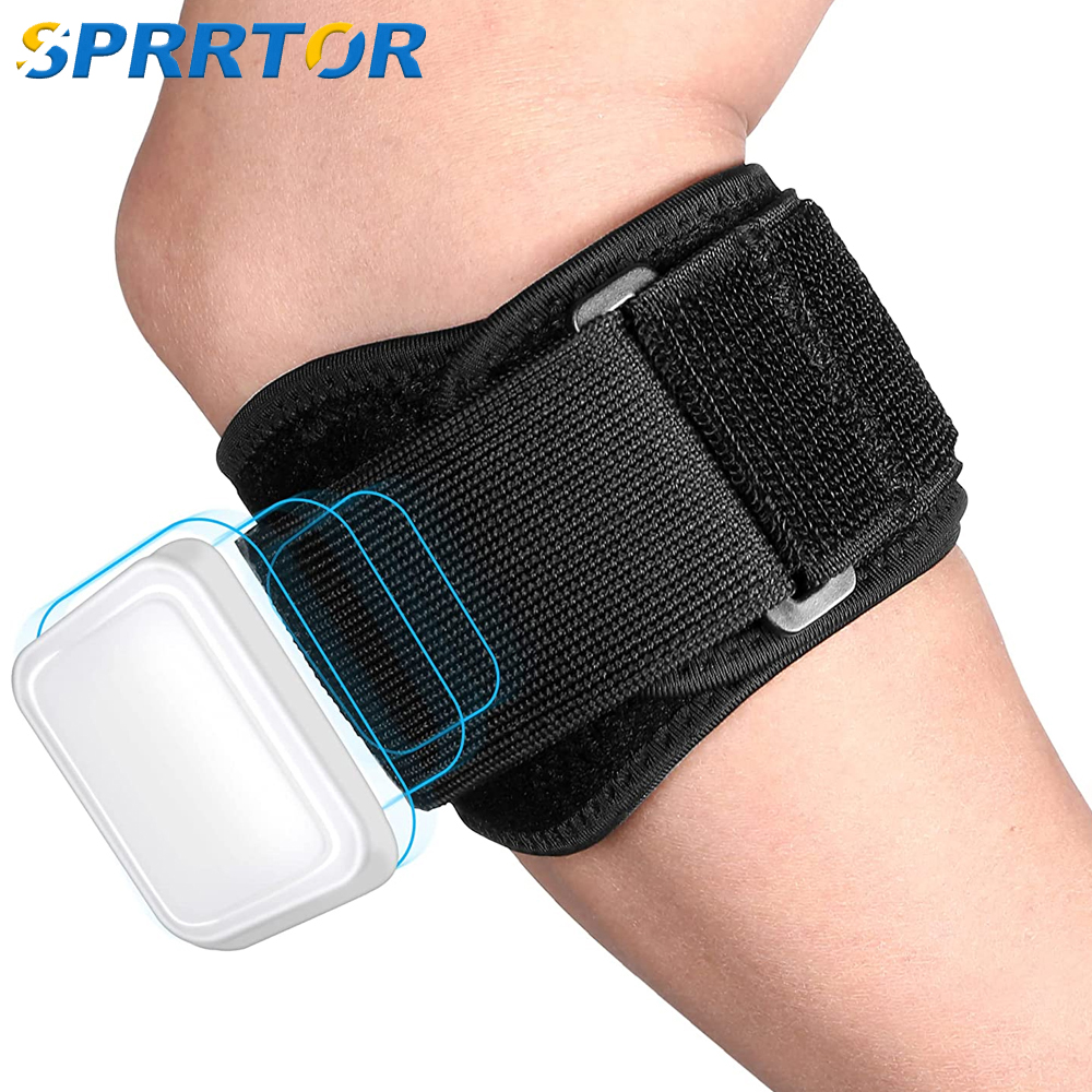 1Pcs Tennis Elbow Braces for Tendonitis,Golfer's Elbow Forearm Brace Straps and Compression Pad,Wraps Elbow Support Band Relief