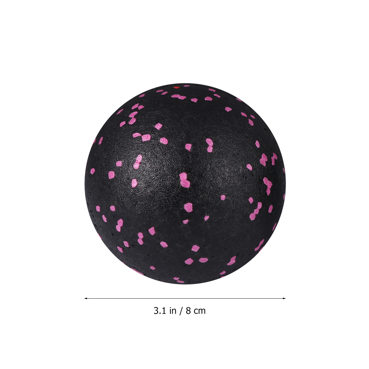 2 Pcs Yoga Massage Ball Fitness Balls for Jaw Lacrosse Equipment Pressure Point Feet Massager Foot Exercise 8cm