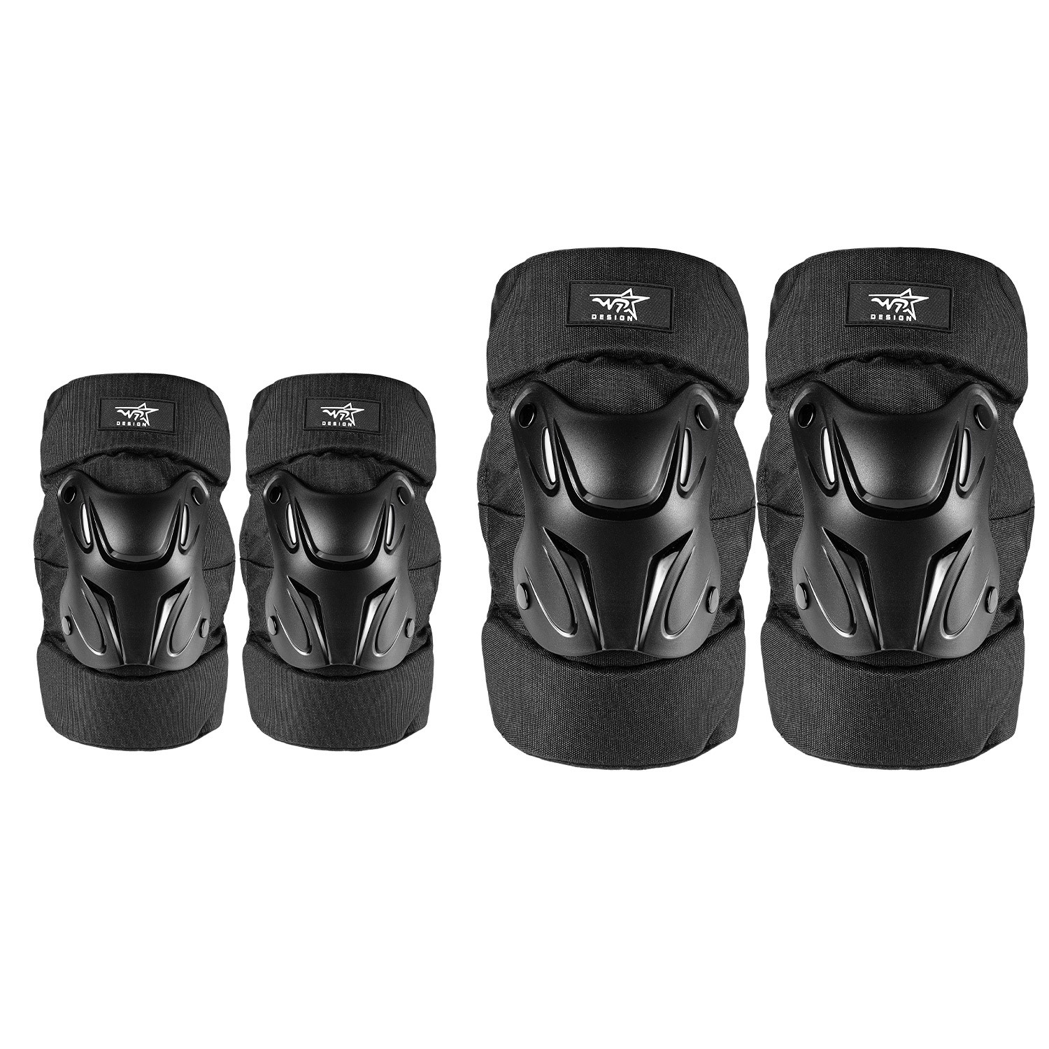 Adult Motorcycle Motorbike  Anti-vibration Cycling Knee and Elbow Pads Safety Guards for Bicycle Motorcycle Skating