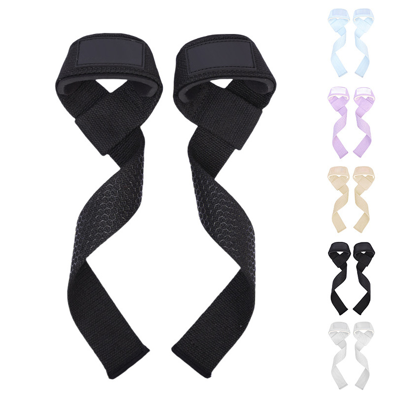 Lifting Wrist Straps for Weightlifting 1 Pair Padded for Deadlifts Strength Training & Bodybuilding Gym Straps for Men Women