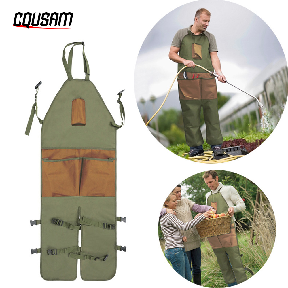 GardenApron,Gardening Aprons Work Apron with Multiple Pockets,Oxford Cloth Tool Apron Adjustable Apron for Home Garden Men&Women