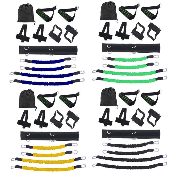 Resistance Band Boxing Training Stretching Strap Set Gym Workout Fitness Exercises Waist Leg Strength Training Belt