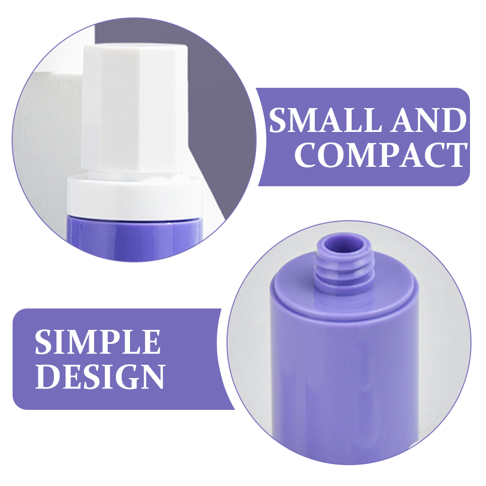 4 pcs 15ml Pump Makeup Bottles Portable Travel Empty Makeup Bottles Containers Leak proof Small Foundation Bottle