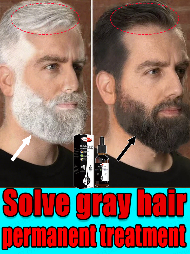 Grow healthy black hair and say goodbye to gray hair forever