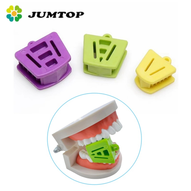JUMTOP 3Pcs Dental Mouth Opener Silicone Occlusal Pad S/M/L Teeth Prop Bite Block Rubber Opener Retractor