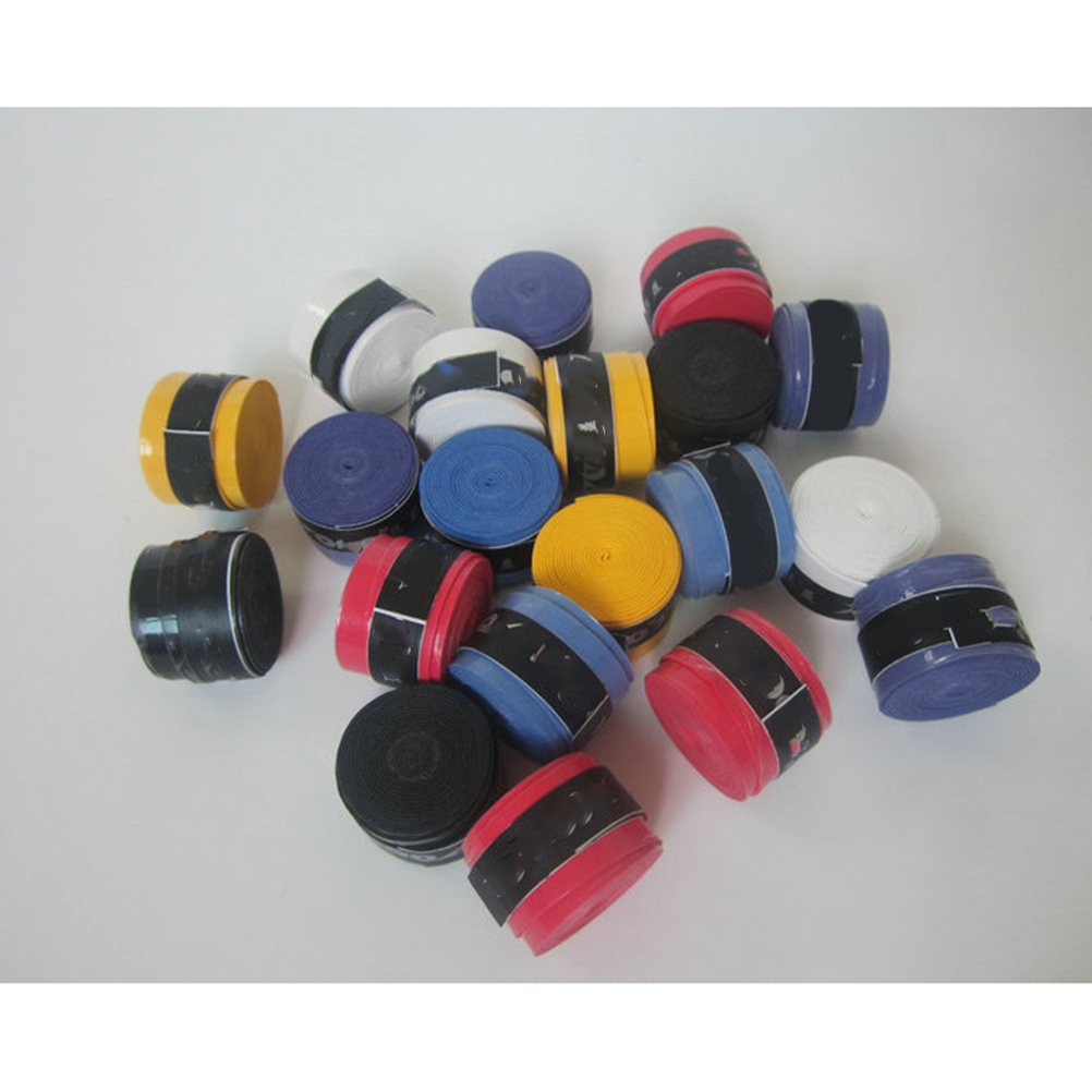 60 Pcs Badminton Racket Glue Replacement Overgrips Tennis Tape Anti