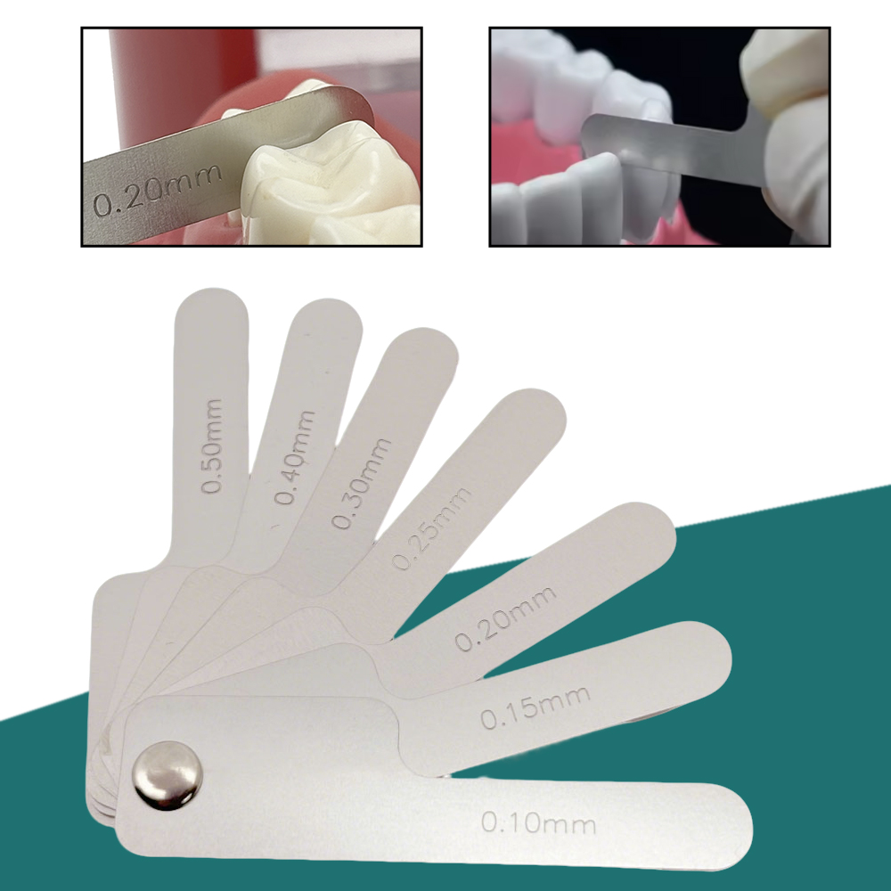 Autoclave Compatible Dental Interproximal Measuring Ruler for Dentist Use High Precision Tooth Gap Measurement IPR