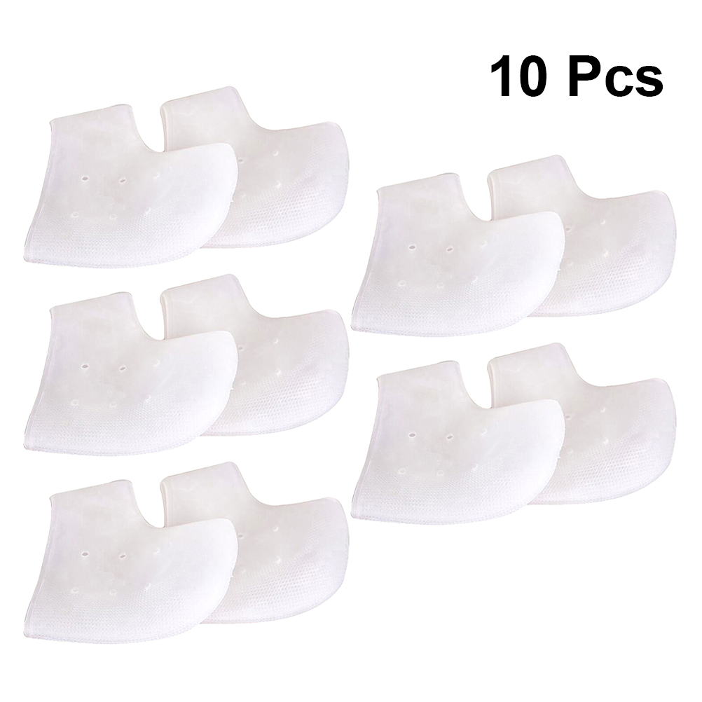 5 Pairs Silicone Protective Sleeve Heel Socks Ankle Cover Lightweight Medical Grade Breathable Foot Care Tool For Running