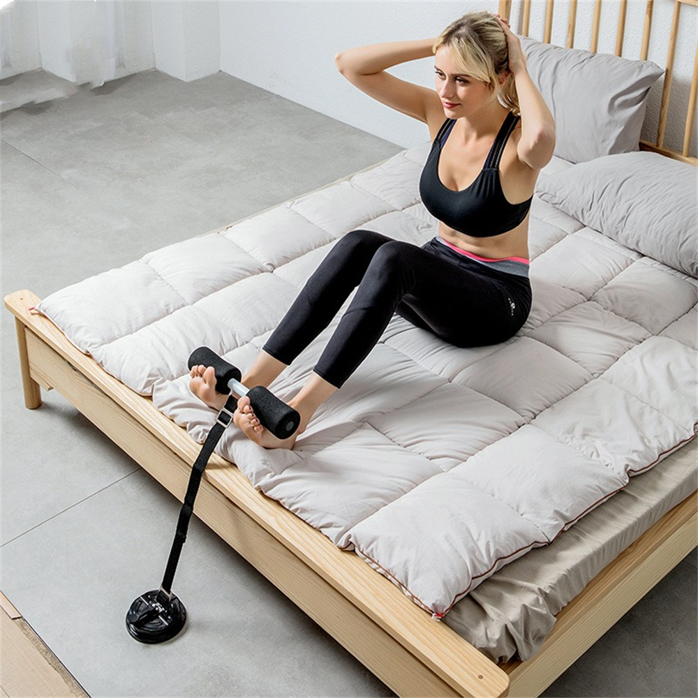 Suction Cup Sit-up Assistant, Adjustable Length Strap 1M, Home Fitness Equipment, For Sit-Up Abdominal Training, THANKSLEE
