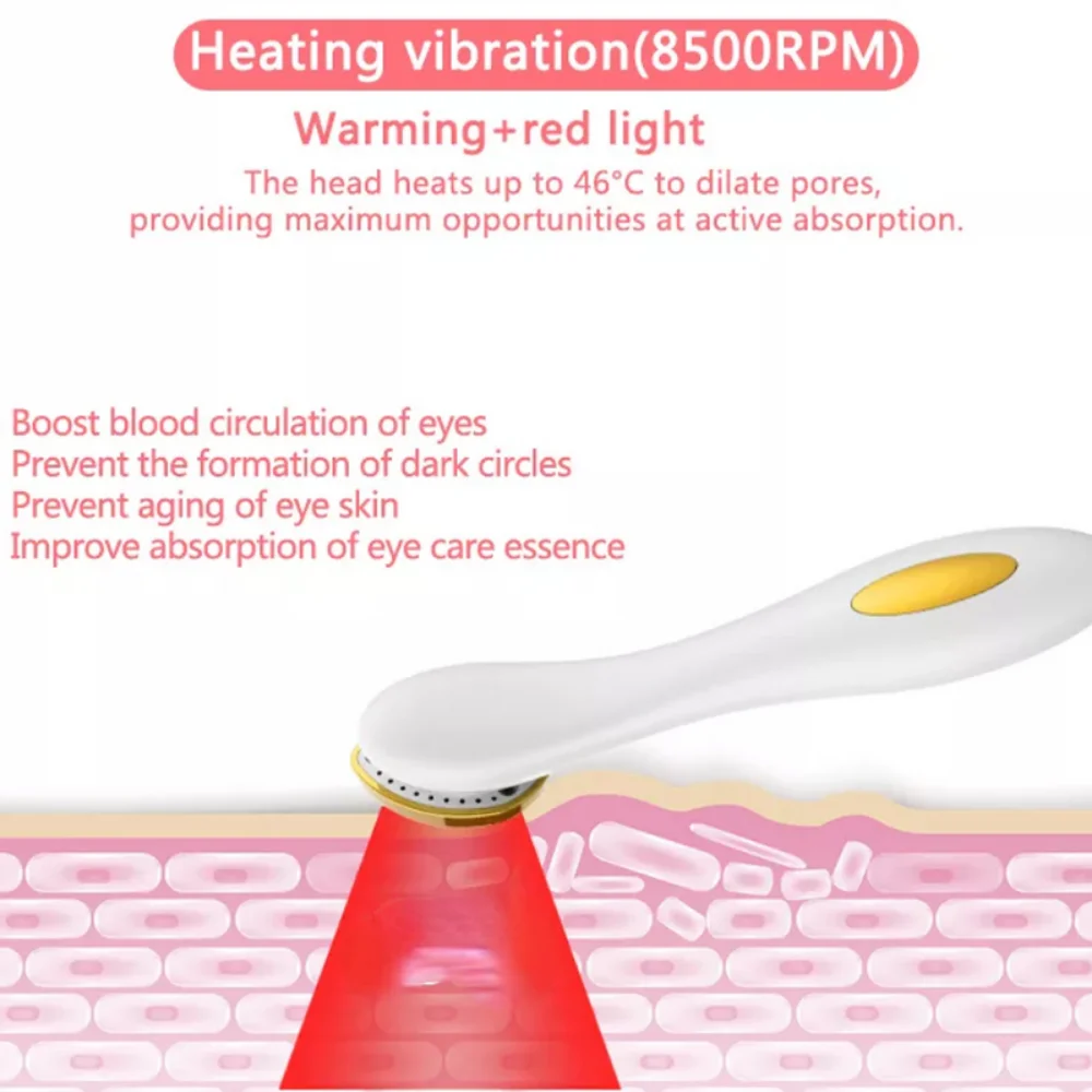 Anti-aging Skin Rejuvenation GalvanicSpa Wrinkle Remover Micro-current Vibration Eye Facial Massager Face Lifting Device