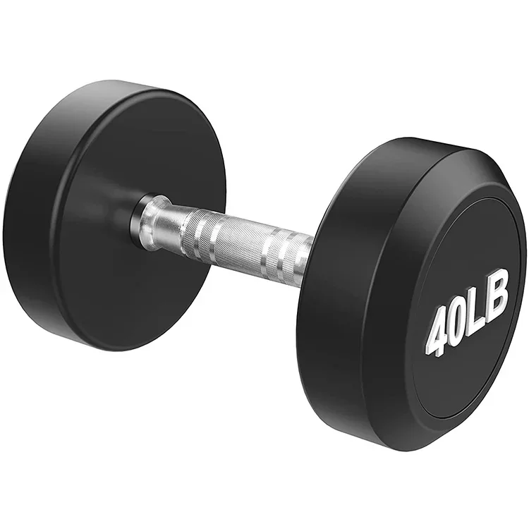 Best Selling 2.5kg 5kg 10kg 20kg 24kg Kilos Pu Round Dumbbell