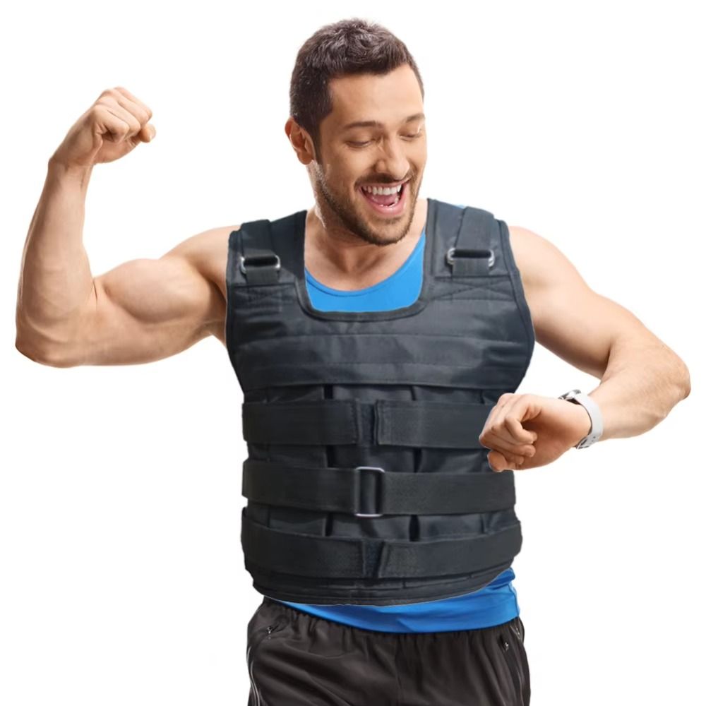 Sand Clothing Oxford Cloth Running Vest Adjustable Comfortable Weight-bearing Vest Weight Loading Durable Weight Training Vest