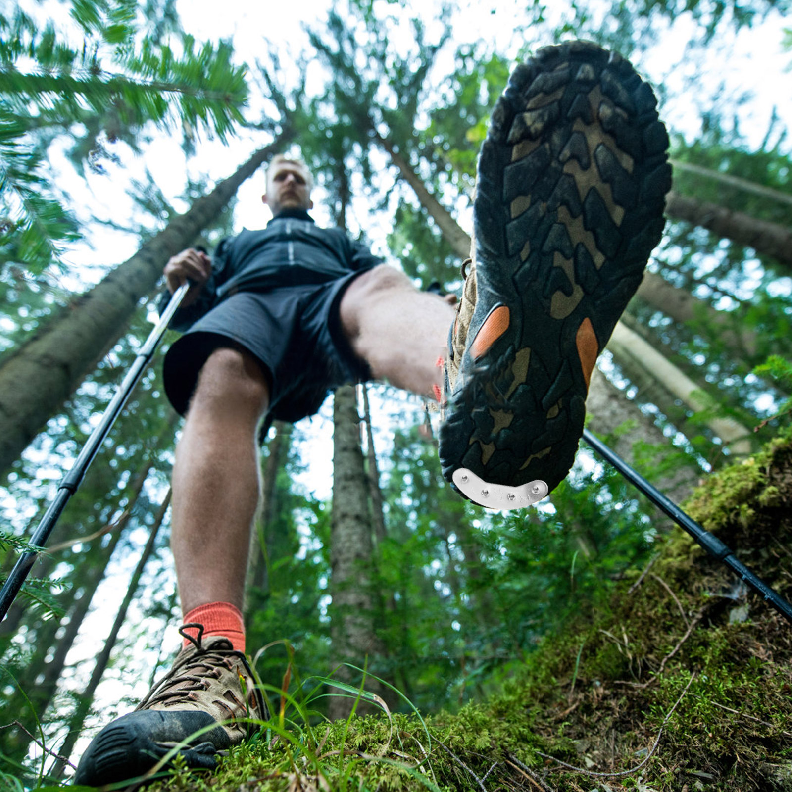 2 Pairs Metal Sole Anti-wear Sheet Heel Stoppers Shoe Protectors Men Footwear Pads Iron Nail Plates for Shoes Man