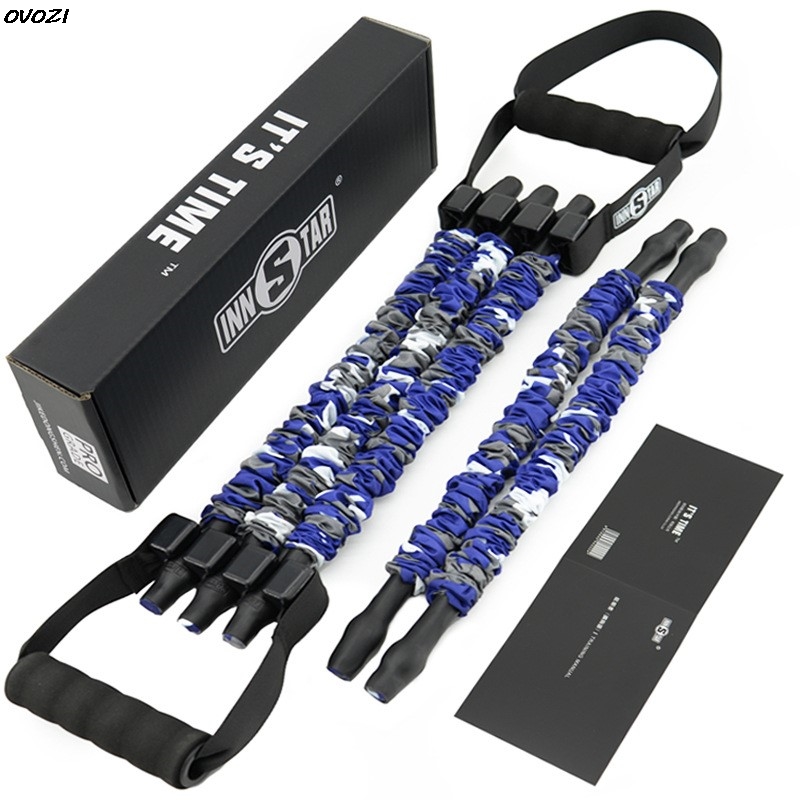 OVOZI Chest Expander Puller Adjustable Chest Expander Puller Rope Chest Muscle Arm Puller Training Aparatos Para Ejercicio Gym