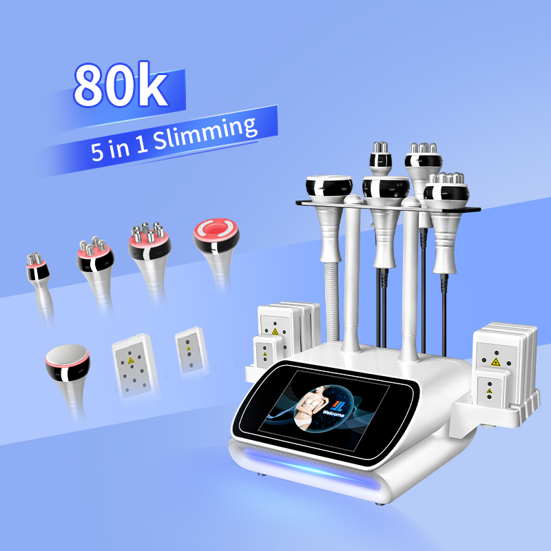 Portable 6 in 1 Weight Loss 80K Body Fat Burning Machine Shaping Body Slimming Machine