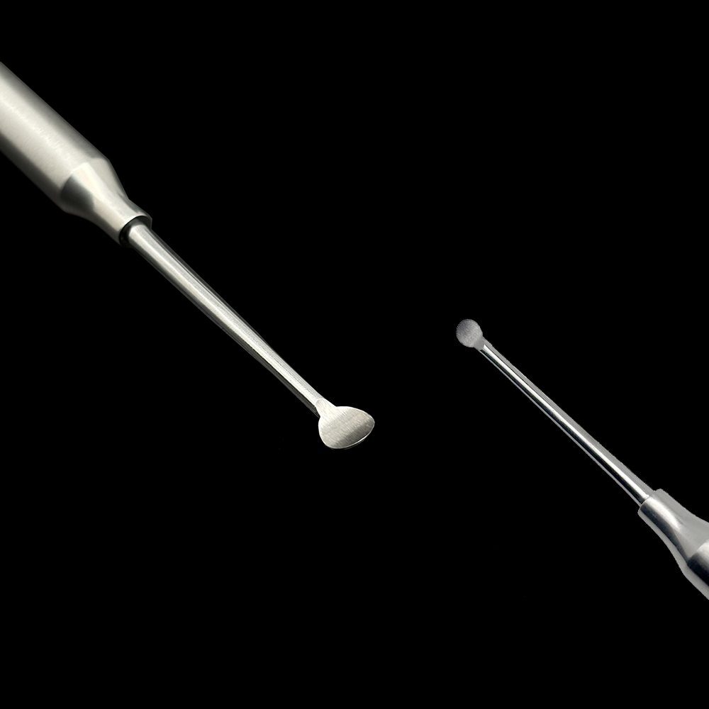 Dental Implant Stainless Steel Double Ends Surgial Excavator Spoon Dentistry Bone Curettes Oral Care Restorative Cavity Tool