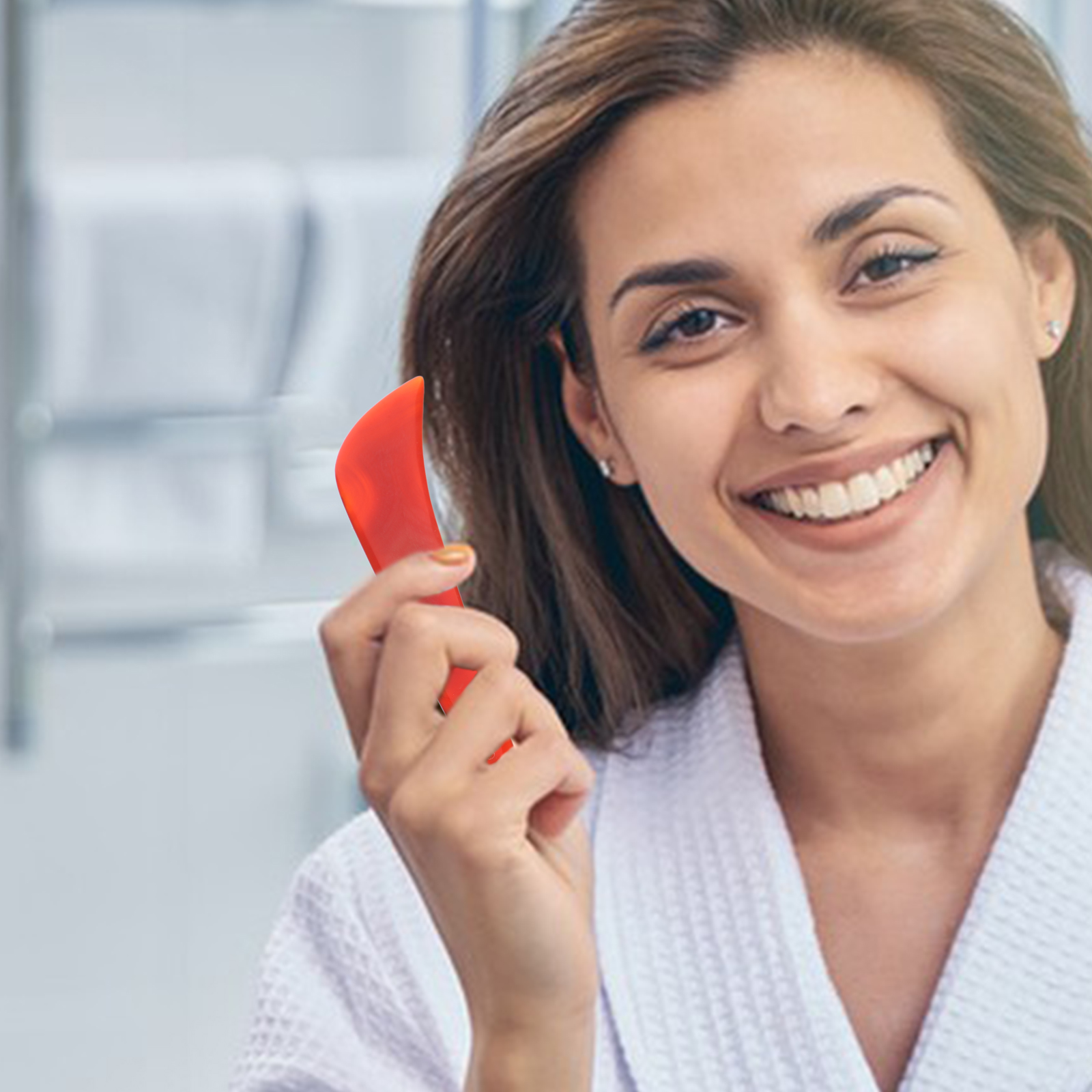 Natural Red Agate Gua Tool Facial Massager Skin Care Face Sculpting Eyes Acupoint Precision Easy Use Durable Clean Home