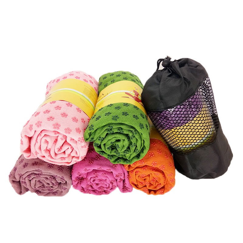Portable Non-Slip Yoga Blanket, Fitness Pilates Workout Mat, Sports Towel, Folding Towel, 183x61cm