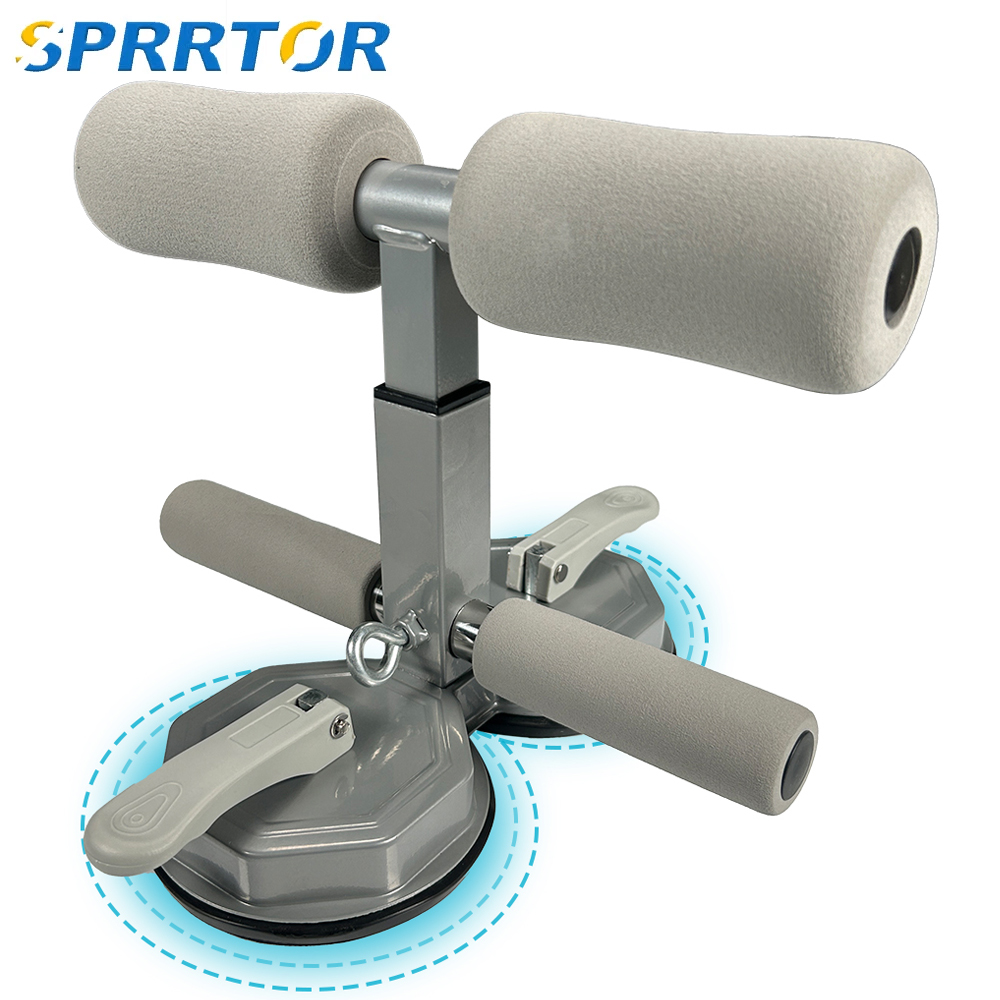 Sit up Bar 2 Adjustable Height Situp Bar Floor Holder Assistance Device Ab Workouts for Thighs Home Men Women Stomach Workout