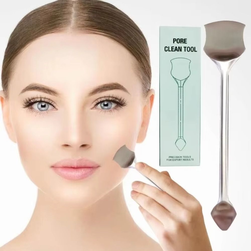 New Double Headed Blackhead Remover Cleaner Stainless Steel Facial Care Extractor Pore Cleaner Acne Remover Scooper Women Beauty