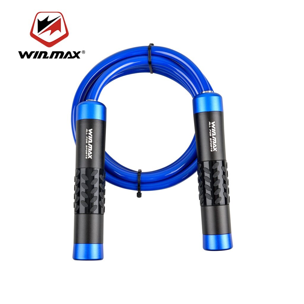 WIN.MAX Jump Rope Ball Bearings Tangle-Free Rapid Speed Cable Skipping Rope Adjustable Jumping Ropes for Men Women and Kids