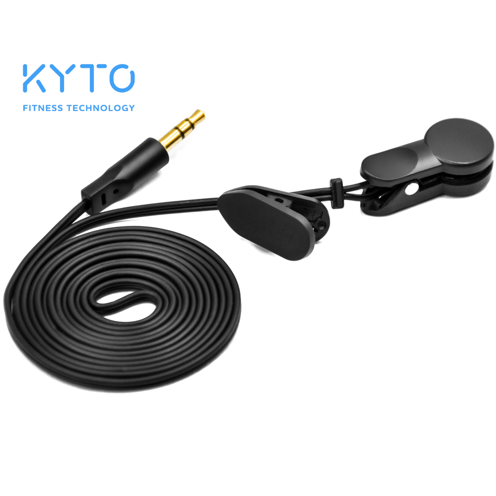 KYTO ear clip heart rate sensor for Treadmill and HRV monitor