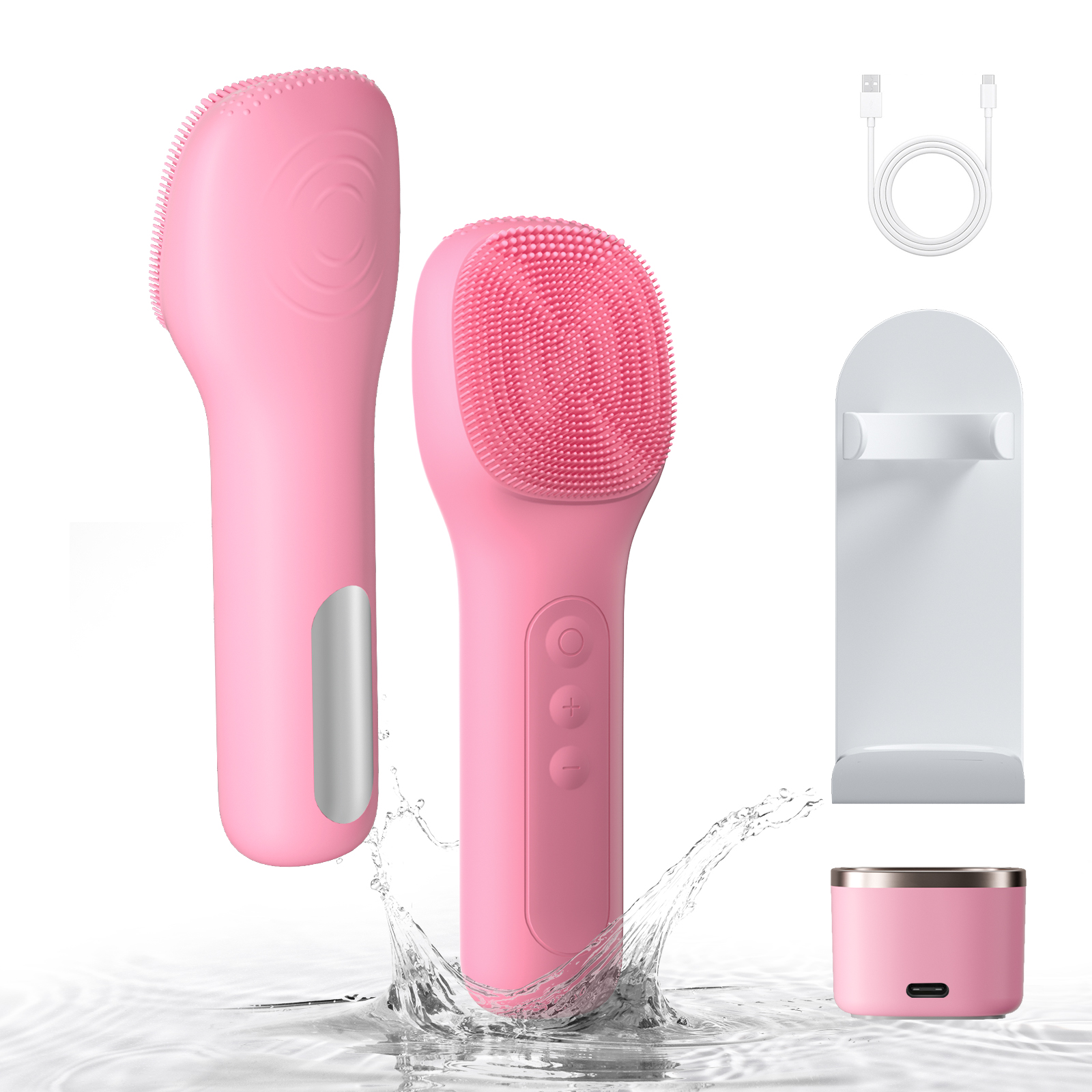 Silicone Electric Portable Skin Care Smart Deep Cleans Face Brush Beauty Instrument