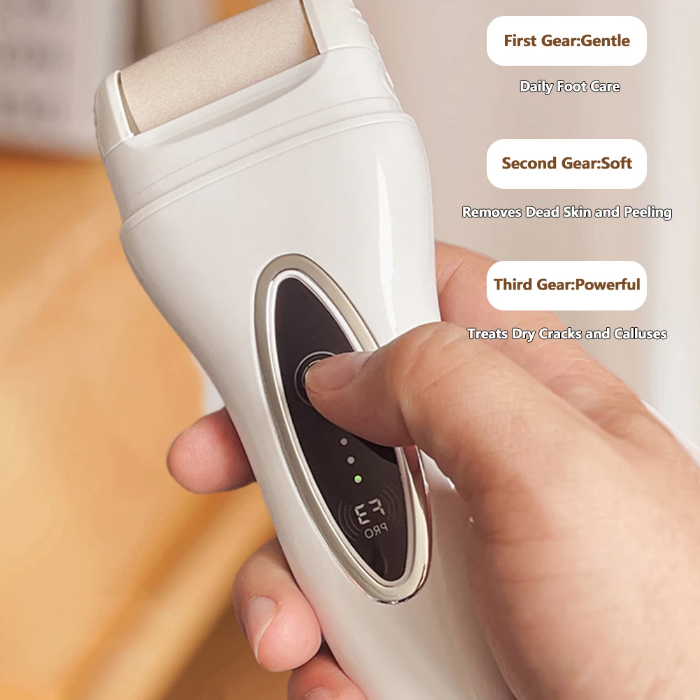 Electric Foot Grinder Three speed Feet Callus Remove Rechargeable Dead Wet Dry Skin Calluses Foot Cleaner Callus remover Laser