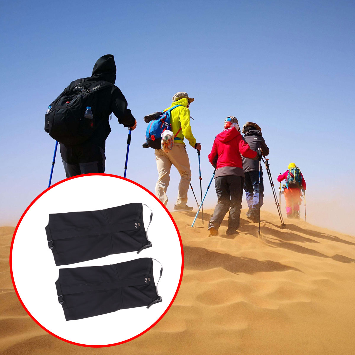 Adult Gaiters S Prevention Foot Covers Hiking Protective Skiing Lightweight Nylon Ankle Snow Leg Guards Anti Dust Waterproof