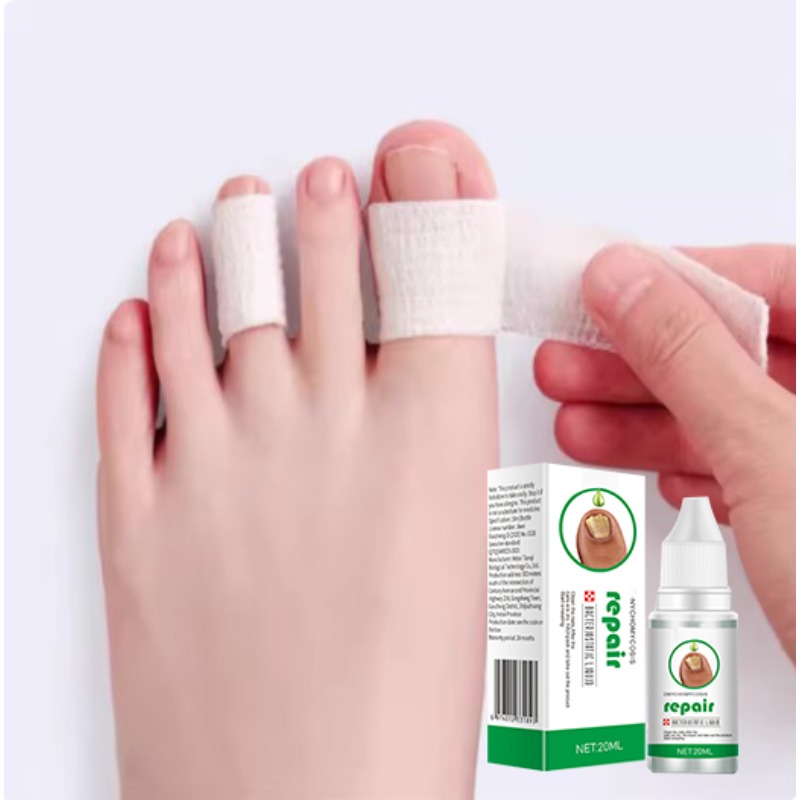 Fungal treatment for toenails, repairing nail bandages, treating toenails, treating toenails, fungi, essential oils, nails