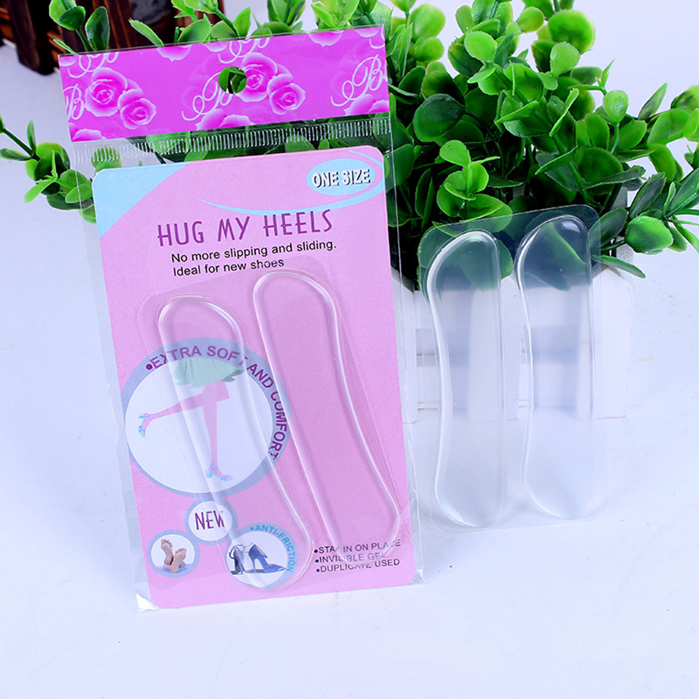 Silicone Heel Grips Cushion Foot Care Pad for Shoes Blister Prevention Pain Relief Thin Lightweight Sweat