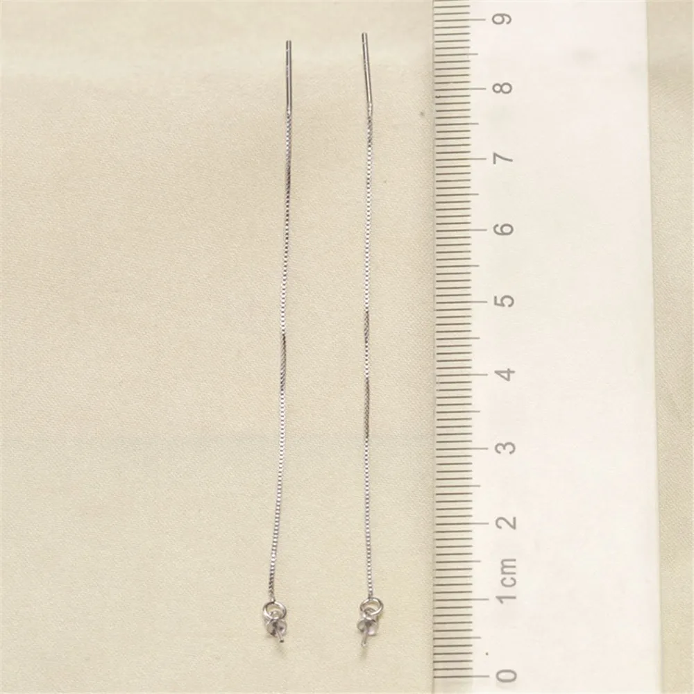 Gold-Plated Pearl Beads Stud Earrings Setting Base Diy Jewelry Making Findings&Components No Pearl E032